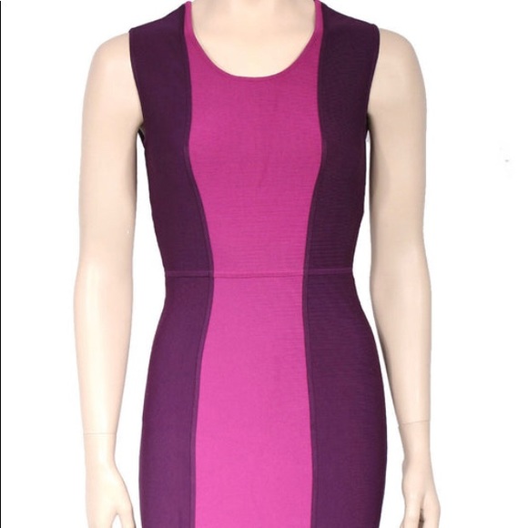 BCBG tight knit bandage dress with zipper - Picture 2 of 4